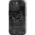 NFL Detroit Lions Black & White iPhone 16 Pro Magsafe Impact Case