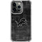 NFL Detroit Lions Black & White iPhone 16 Pro Max Clear Case