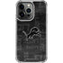 NFL Detroit Lions Black & White iPhone 16 Pro Max Clear Case
