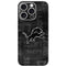 NFL Detroit Lions Black & White iPhone 16 Pro Skin