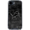 NFL Detroit Lions Black & White iPhone 16e Clear Case