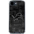NFL Detroit Lions Black & White iPhone 16e Clear Case