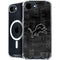 NFL Detroit Lions Black & White iPhone 16e MagSafe Case