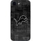 NFL Detroit Lions Black & White iPhone 16e Skin