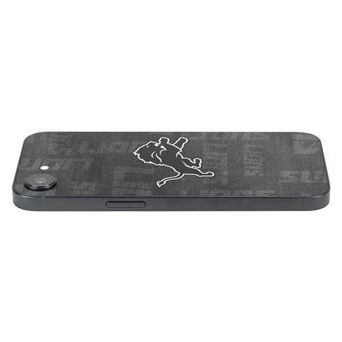 NFL Detroit Lions Black & White iPhone 16e Skin
