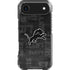 NFL Detroit Lions Black & White iPhone 17 Air Clear Case