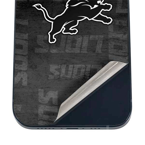 NFL Detroit Lions Black & White iPhone 17 Air Skin