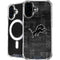 NFL Detroit Lions Black & White iPhone 17 MagSafe Case