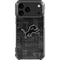 NFL Detroit Lions Black & White iPhone 17 Pro Max Clear Case