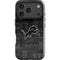 NFL Detroit Lions Black & White iPhone 17 Pro Max Impact Case