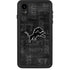 NFL Detroit Lions Black & White iPhone Cases