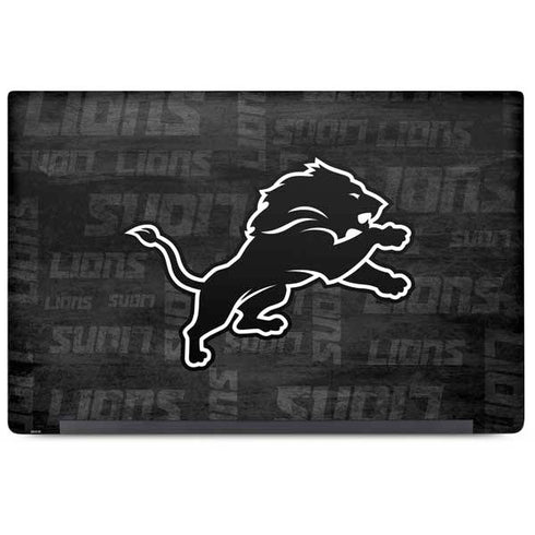 NFL Detroit Lions Black & White Dell Latitude Skin