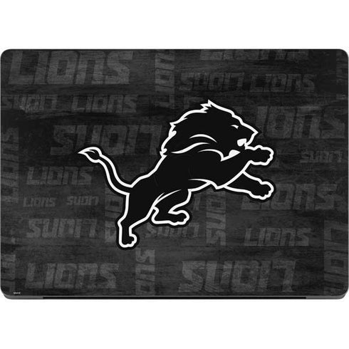 NFL Detroit Lions Black & White Apple MacBook Pro 14-inch Skin