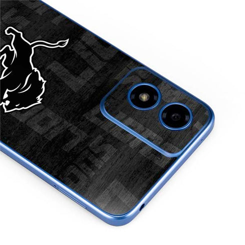 NFL Detroit Lions Black & White Moto G Play 4G (2024) Skin
