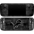 NFL Detroit Lions Black & White Steam Deck Handheld Gaming Computer OLED Skin
