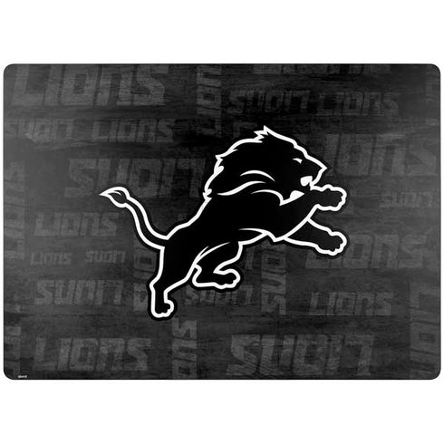 NFL Detroit Lions Black & White Surface Laptop 7 13.8in Skin