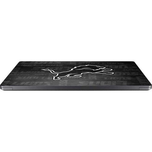 NFL Detroit Lions Black & White Surface Laptop 7 13.8in Skin