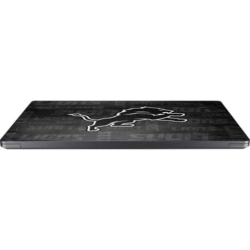 NFL Detroit Lions Black & White Surface Laptop 7 15in Skin