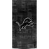 NFL Detroit Lions Black & White XBox Series X Digital Edition Console Skin