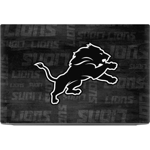 NFL Detroit Lions Black & White Dell XPS Skin