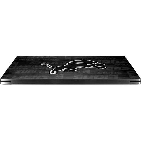 NFL Detroit Lions Black & White Dell XPS Skin