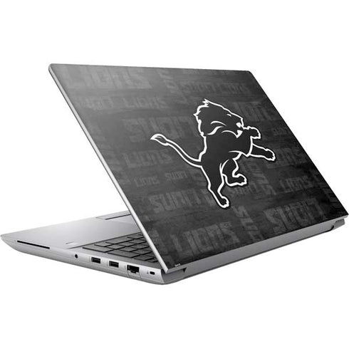 NFL Detroit Lions Black & White HP ZBook Fury 16 G10 Skin