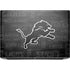 NFL Detroit Lions Black & White HP ZBook Fury 16 G10 Skin