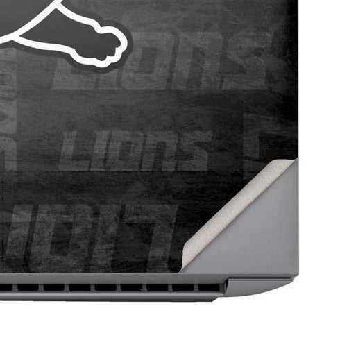 NFL Detroit Lions Black & White HP ZBook Fury 16 G10 Skin