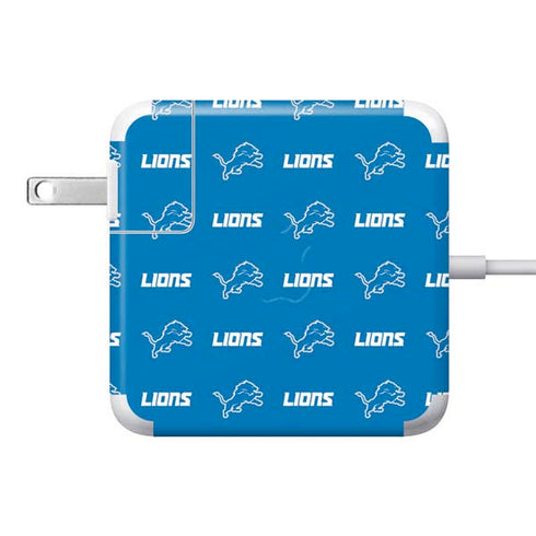 NFL Detroit Lions Blitz Series 85W Power Adapter (15 and 17 inch MacBook Pro Charger) Skin