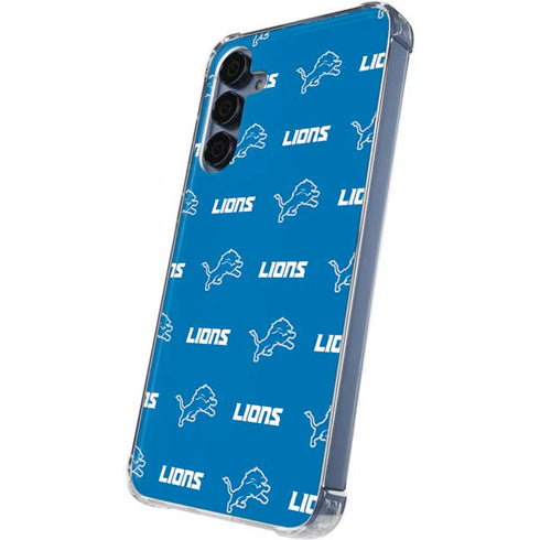 NFL Detroit Lions Blitz Series Galaxy A35 5G Clear Case