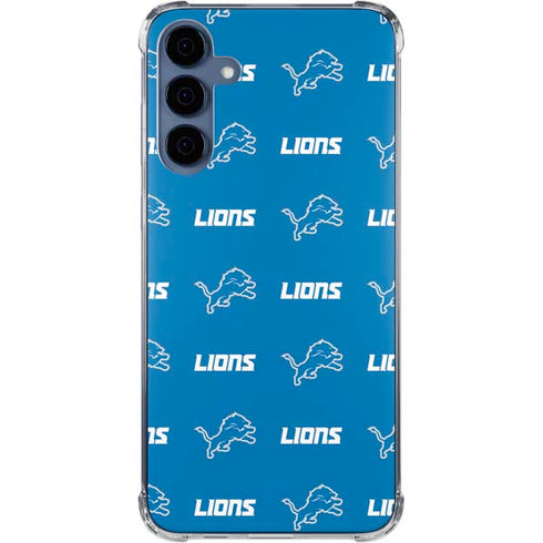 NFL Detroit Lions Blitz Series Galaxy A55 5G Clear Case