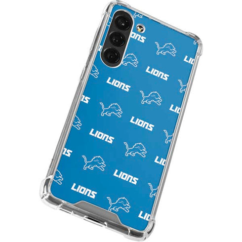 NFL Detroit Lions Blitz Series Galaxy S24 FE Clear Case