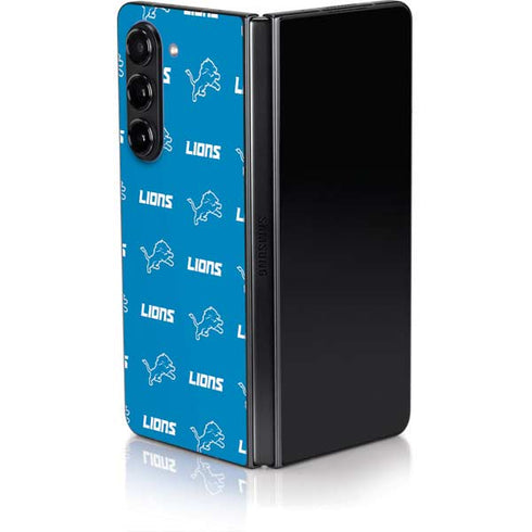 NFL Detroit Lions Blitz Series Galaxy Z Fold5 5G Skin