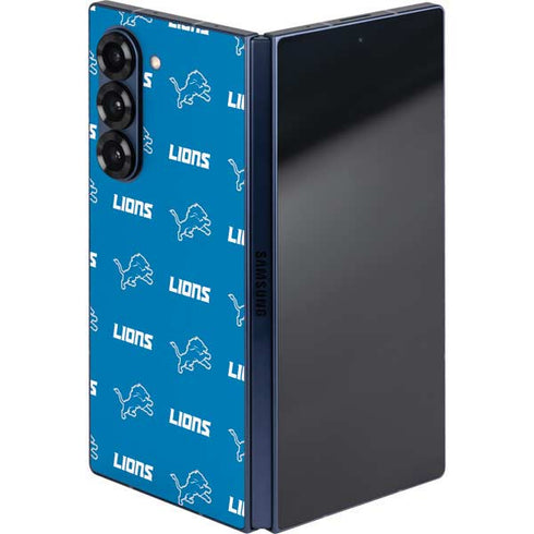 NFL Detroit Lions Blitz Series Galaxy Z Fold6 Skin