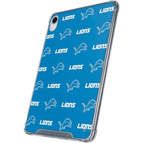 NFL Detroit Lions Blitz Series iPad 11th Gen (2025) Clear Case