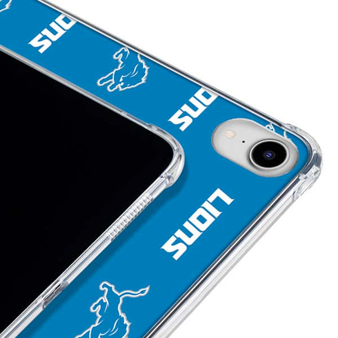 NFL Detroit Lions Blitz Series iPad 11th Gen (2025) Clear Case