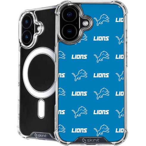 NFL Detroit Lions Blitz Series iPhone 16 Plus MagSafe Case
