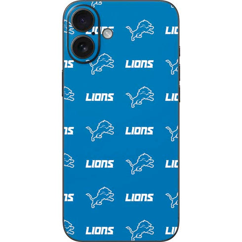 NFL Detroit Lions Blitz Series iPhone 16 Plus Skin