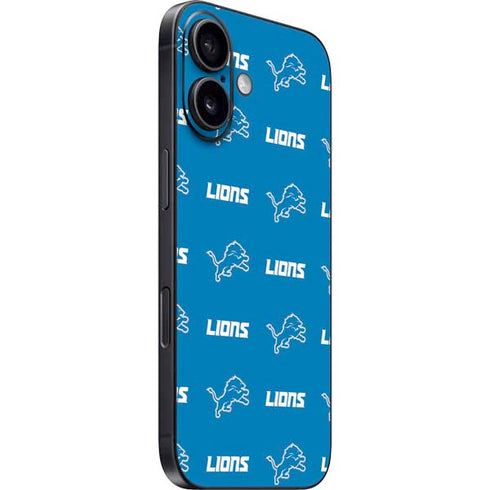 NFL Detroit Lions Blitz Series iPhone 16 Plus Skin