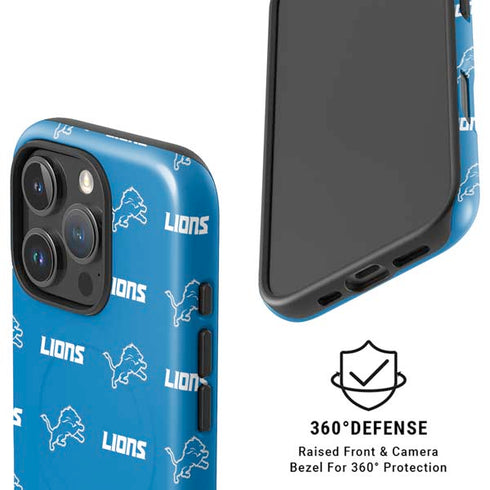 NFL Detroit Lions Blitz Series iPhone 16 Pro Magsafe Impact Case