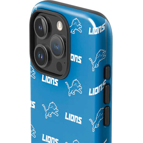 NFL Detroit Lions Blitz Series iPhone 16 Pro Max Impact Case