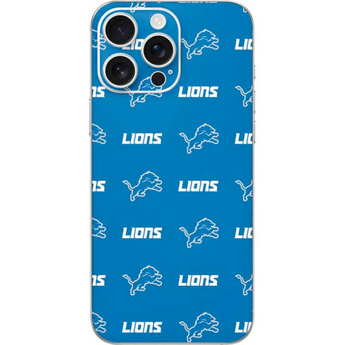 NFL Detroit Lions Blitz Series iPhone 16 Pro Max Skin