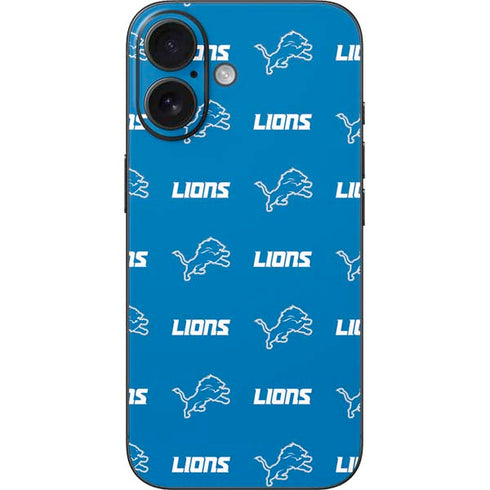 NFL Detroit Lions Blitz Series iPhone 16 Skin