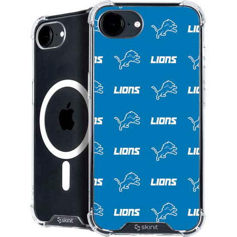 NFL Detroit Lions Blitz Series iPhone 16e MagSafe Case