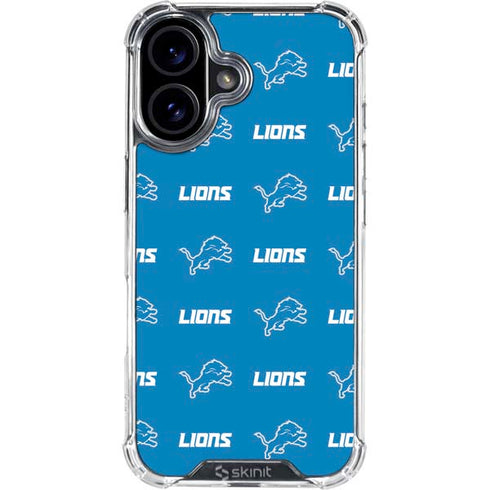 NFL Detroit Lions Blitz Series iPhone 17 Clear Case