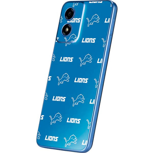 NFL Detroit Lions Blitz Series Moto G Play 4G (2024) Skin