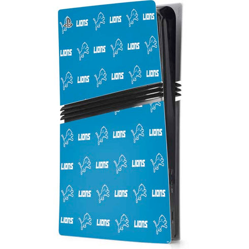 NFL Detroit Lions Blitz Series PS5 Pro Console Skin