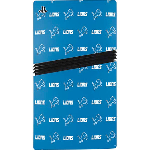 NFL Detroit Lions Blitz Series PS5 Pro Console Skin