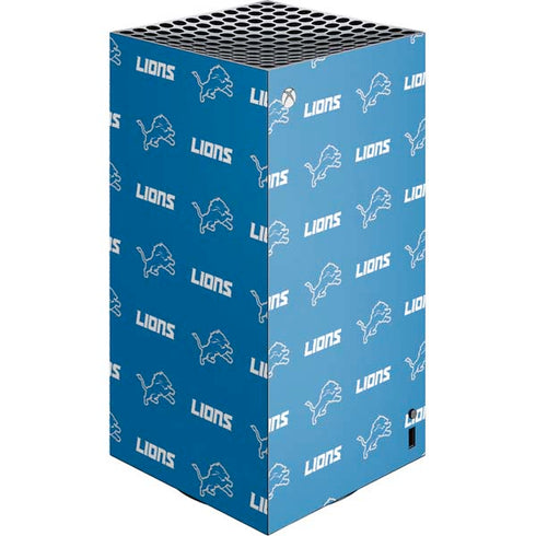 NFL Detroit Lions Blitz Series XBox Series X Digital Edition Console Skin