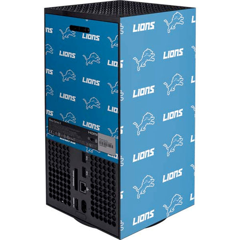 NFL Detroit Lions Blitz Series XBox Series X Digital Edition Console Skin